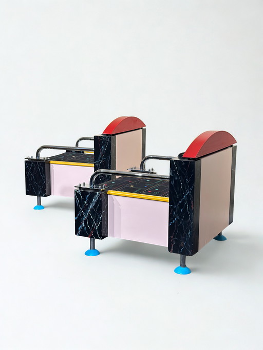 Set di poltrone lounge Memphis