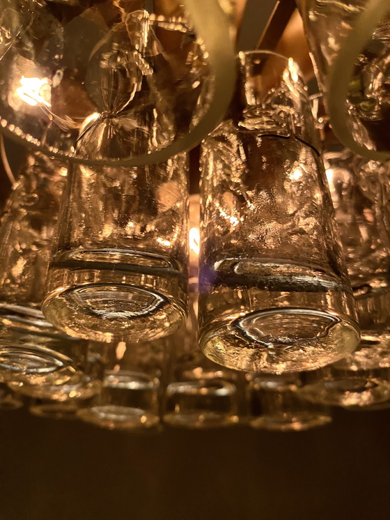 Image 1 of Suspension vintage Doria Leuchten des années 70