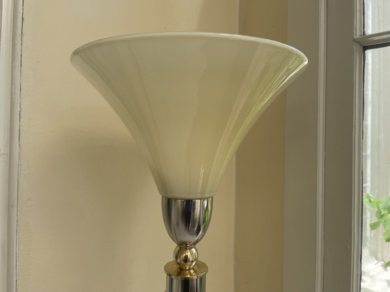 Image 1 of Lampada da tavolo a luce abbagliante Maison Jansen 1970, francese