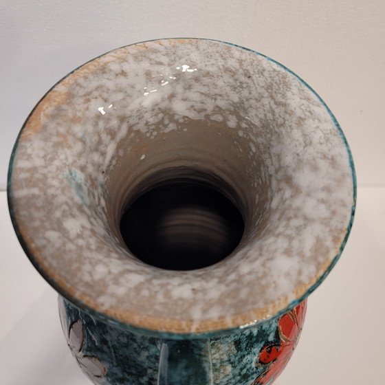 Image 1 of Jarrón “Margaritas”, Cerámica, 70's - Italia