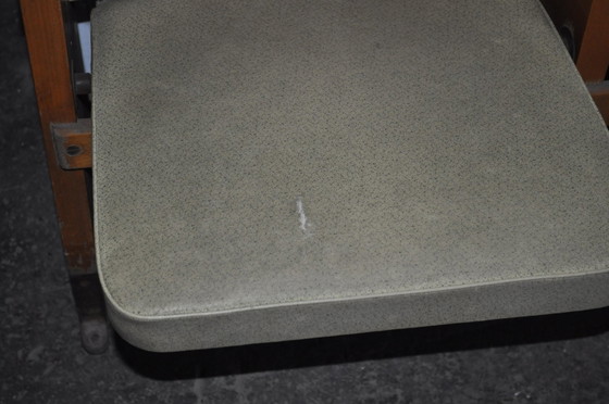 Mid-Century Hungarian 4-Seater Cinema Bench from Szék és Faárúgyár, 1950s, Benches, Beige, Mid Century Modern (photo 2 of 8)