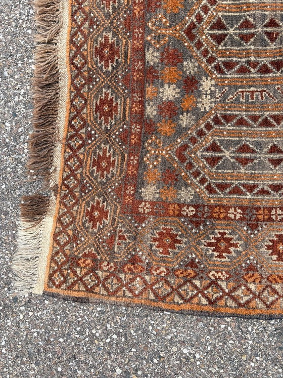Handgeweven Turkmeens wollen tapijt – Vloerkleden en tapijten, Wool (photo 7 of 12)