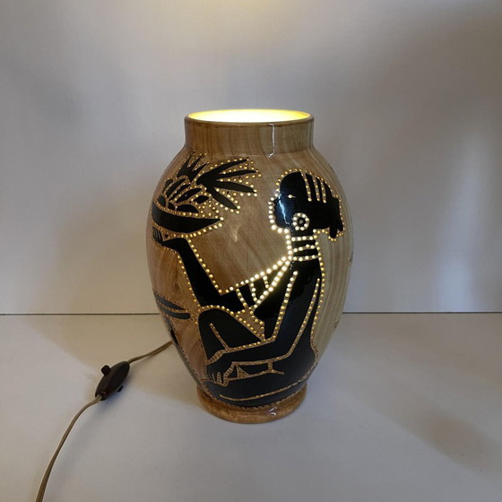 Lampada in ceramica per tealight di Grandjean Jourdan per Vallauris, 1960 – Portacandele (photo 7 of 15)