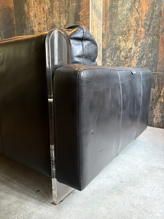 Image 1 of SET 2 Midcentury fauteuil en 2-zits bank Jaren 80