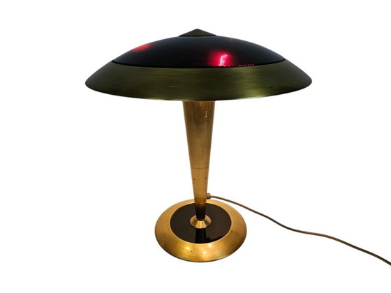 Image 1 of Egoluce - Oscar Torlasco - messing - tafellamp - 1980's