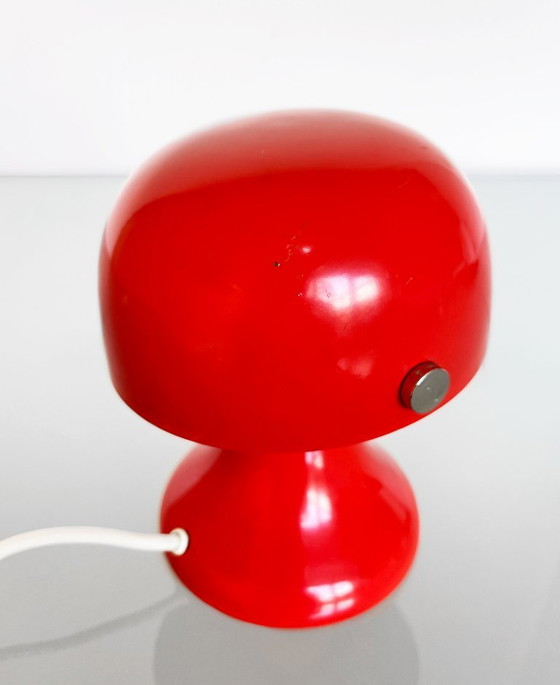 Image 1 of Vintage rood Eclipse tafellampje