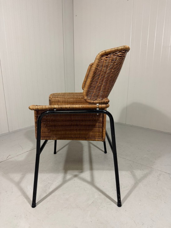 Image 1 of Sedia in rattan Wouter Fens Gebr. Jonker Paesi Bassi anni '60
