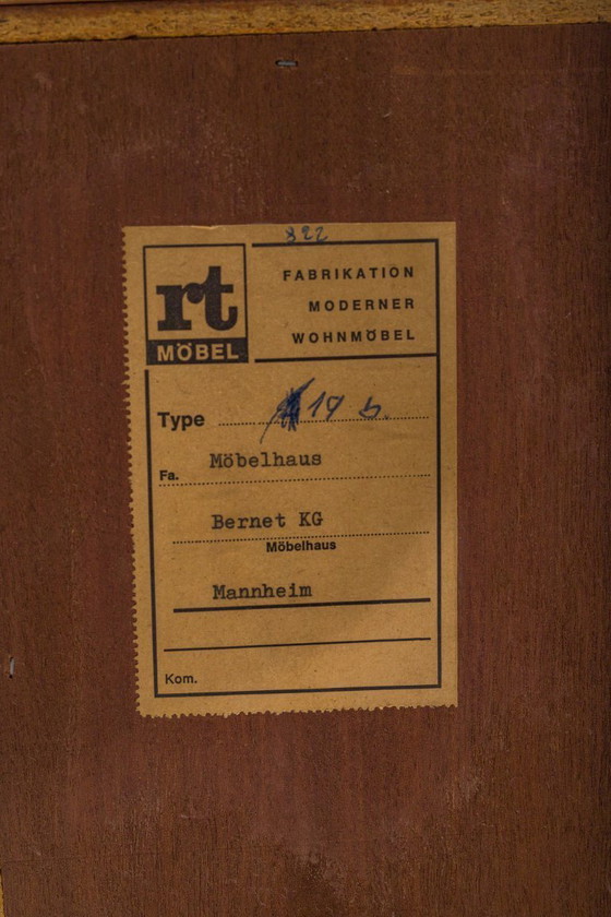 Image 1 of Grande bibliothèque vintage avec bar en teck par Heinrich Riestenpatt, 1960s