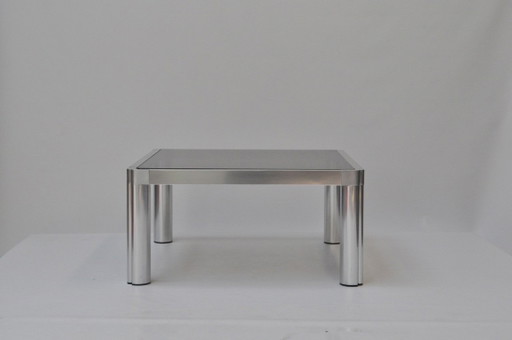 Artifort T100 salontafel | Kho Liang Ie | Origineel rookglas | 80 × 80 cm | Jaren '70