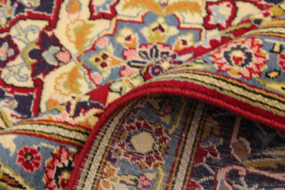 Image 1 of Original Perserteppich Keschan,Kashan Rot 348 x 240 cm Top Zustand Klassik Alt