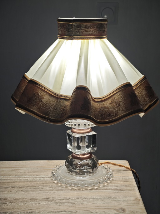 Vintage glazen lamp