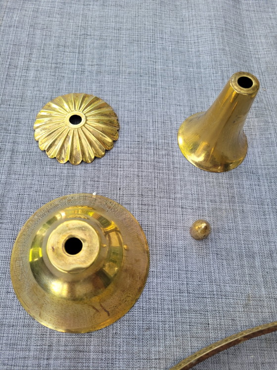 Image 1 of Rara lámpara colgante de diseño italiano / Pietro Chiesa para Fontana arte
