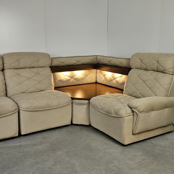 Image 1 of Vintage modulaire bank, hoge rug