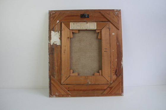 Image 1 of Handgemaltes Gemälde, Öl auf Leinwand, Signiert, Tschechoslowakei, 1963