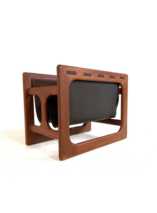 Vintage teak reading basket, Aksel Kjersgaard '70