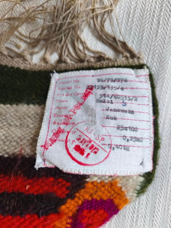 Image 1 of Decoratief wandtapijt van Janowska, jaren 70.