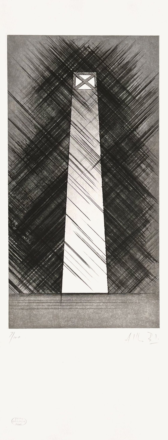 Image 1 of Alberto BALI Agora Grabado firmado 1985