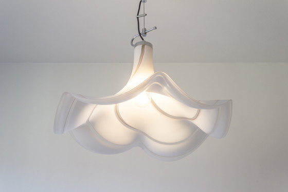 Image 1 of Vintage Italian pendant lamp - Tappital - 1970s - Murano style