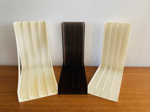Vintage, Vinyl-Schallplattenhalter/-ständer, 3er-Set