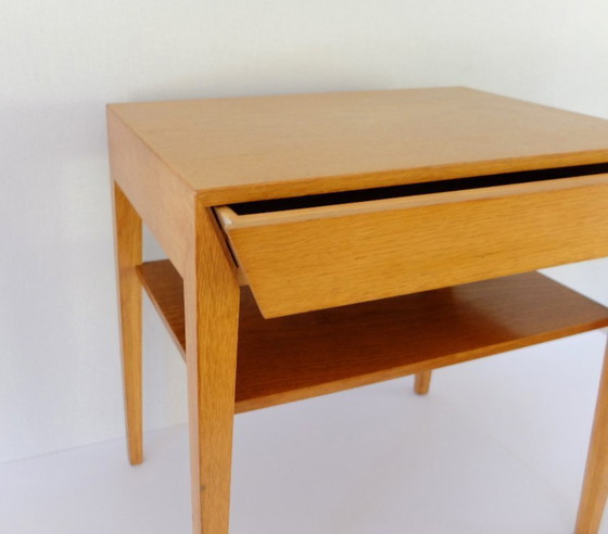 Image 1 of Severin Hansen, Mesilla de noche escandinava de los años 50 en roble