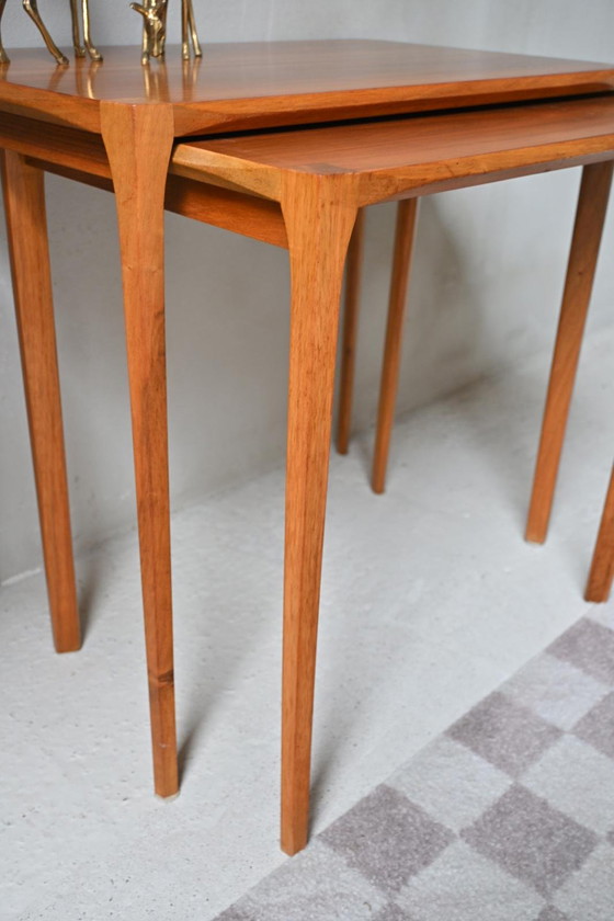 Image 1 of Juego de dos mesas auxiliares Rex Raab para Wilhelm Renz