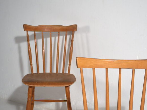 Vintage Thonet chairs (c.1950). Set of two pieces #5 – Dining chairs (photo 18 of 40)