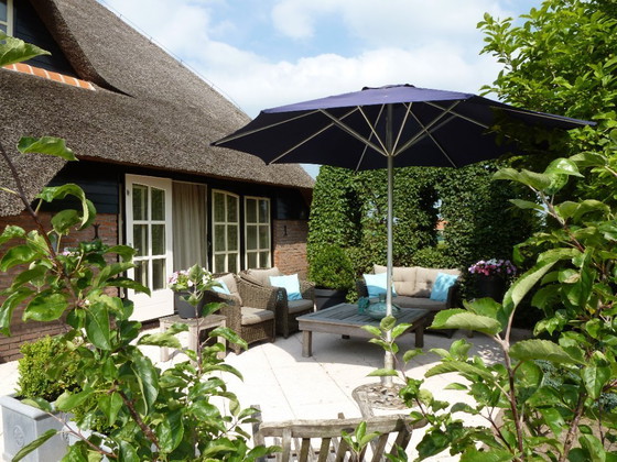 Image 1 of Rattan garden set (plastic) incl. 8 cushions, 2-seater with 2 armchairs