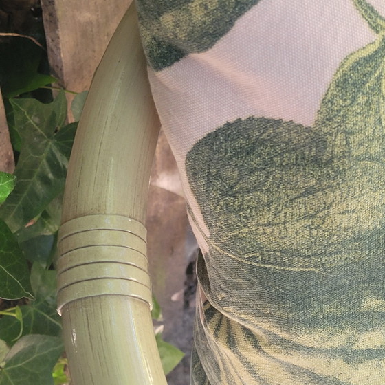 Image 1 of chaise de jardin en bambou