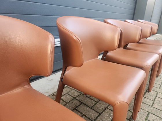 Image 1 of Cassina Hola 367 - set di 6 sedie da pranzo di Hannes Wettstein