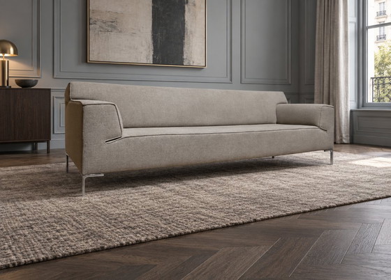 Come nuovo Design on Stock Bloq Divano 4 posti Milton Dune + GARANZIA, Divani 3 posti, Altro, Metallo, Beige (foto 2 di 11)