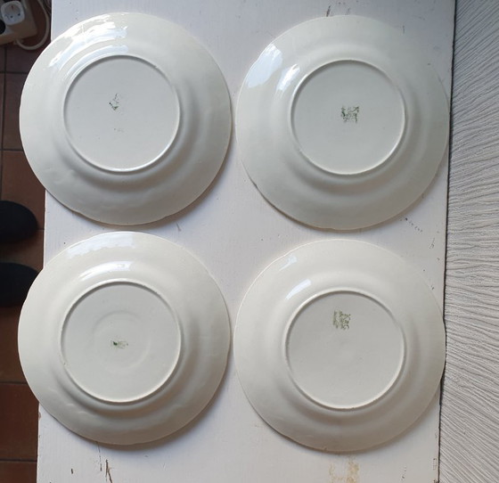 Image 1 of Antieke Keller & Guérin St Clément aardbeienset ca 1900