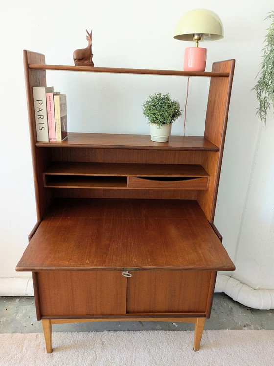 Image 1 of Buffet vintage suédois, secrétaire Bräntorps Möbelfabrik
