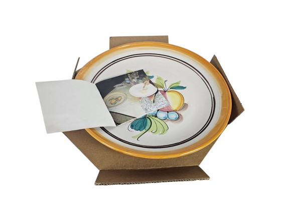 Image 1 of Berendsohn AG - XL bowl with fruit motif - hand-painted