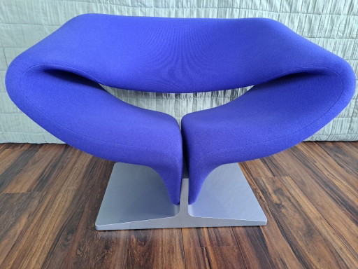 Ribbon Chair - Pierre Paulin - Artifort - Model F582 – fauteuils, Wool