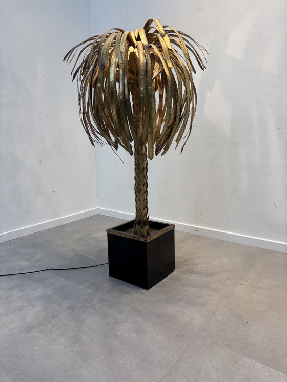 Image 1 of Maison Jansen Palm Tree Floor Lamp