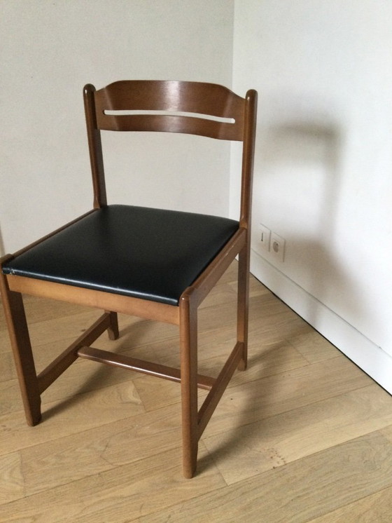 Image 1 of 1950s wooden chair – minimalist design