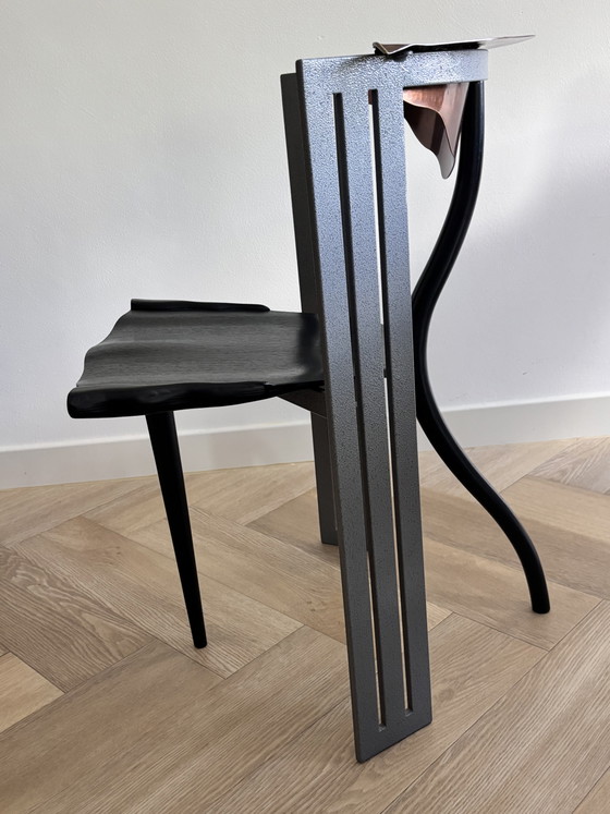 Vitra Edition: Chaise Ota Otanek – Conçue par Bořek Šípek (1988) – In Vitra, Objets déco, Wood, Copper (photo 3 of 6)
