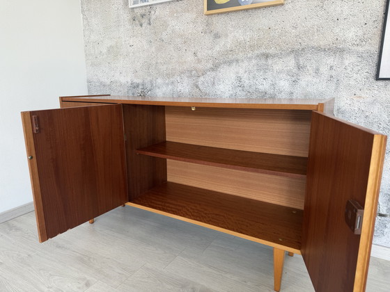 Image 1 of Mid-Century Sideboard / Chest of Drawers 1960s – Walnut – Vintage
