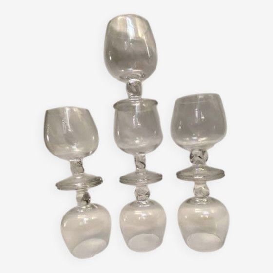 Image 1 of Verres à digestif Daum France 