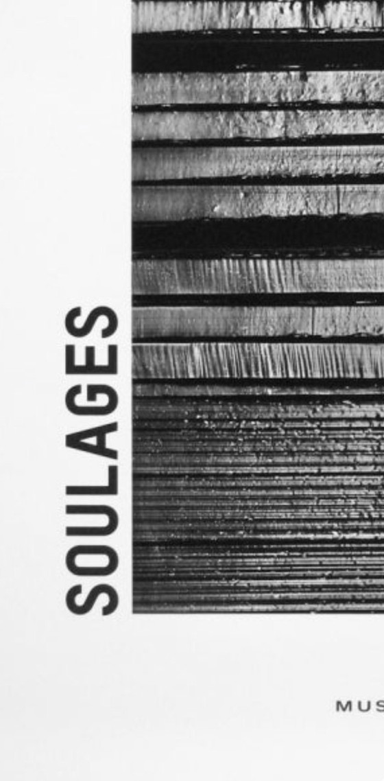 Image 1 of Pierre Soulages Baden Baden TENTOONSTELLING POSTER STARCK MEMPHIS