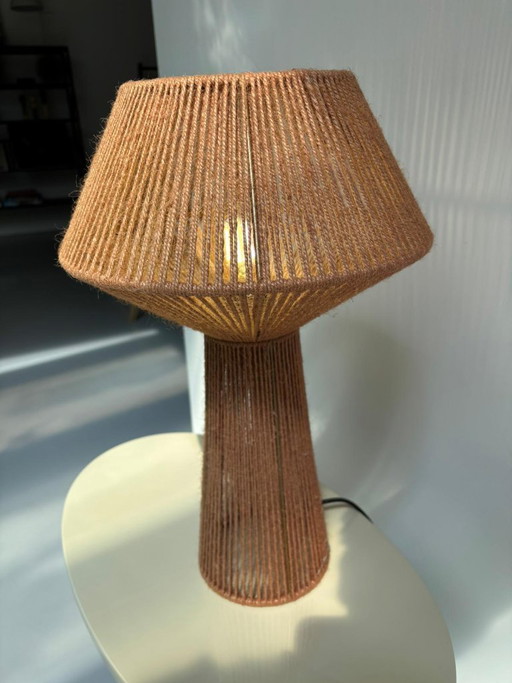 Light & living table lamp Fugia Jute