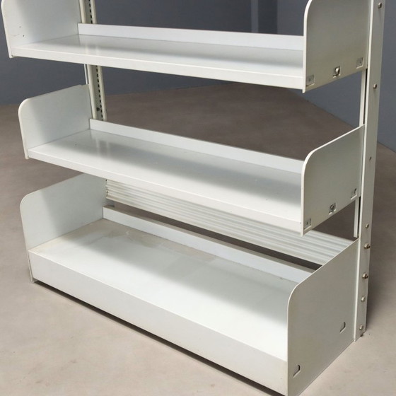 Image 1 of Vintage White Metal Bookcase