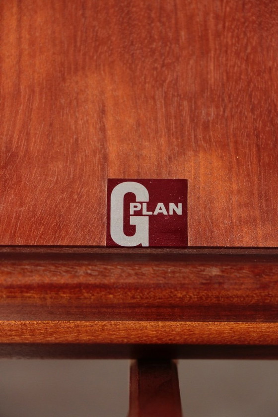 Image 1 of Oval teak dining table - 6 to 8 people - Fresco model - G Plan