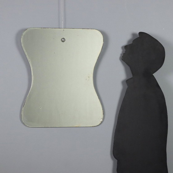 Image 1 of Miroir en forme des années 1950