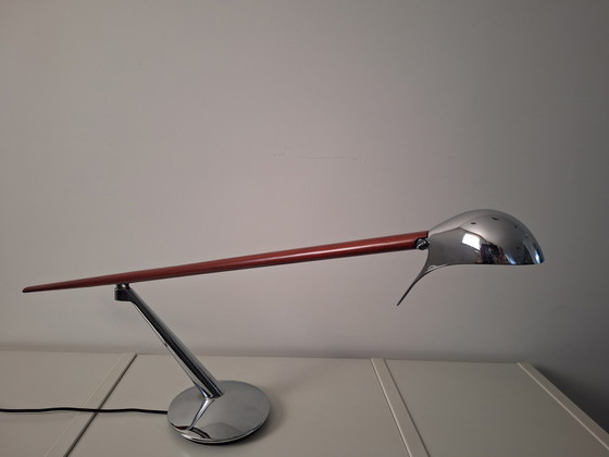 Image 1 of Design postmodern table lamp 'Blue bird' designed by Jorge Pensi for B.Lux