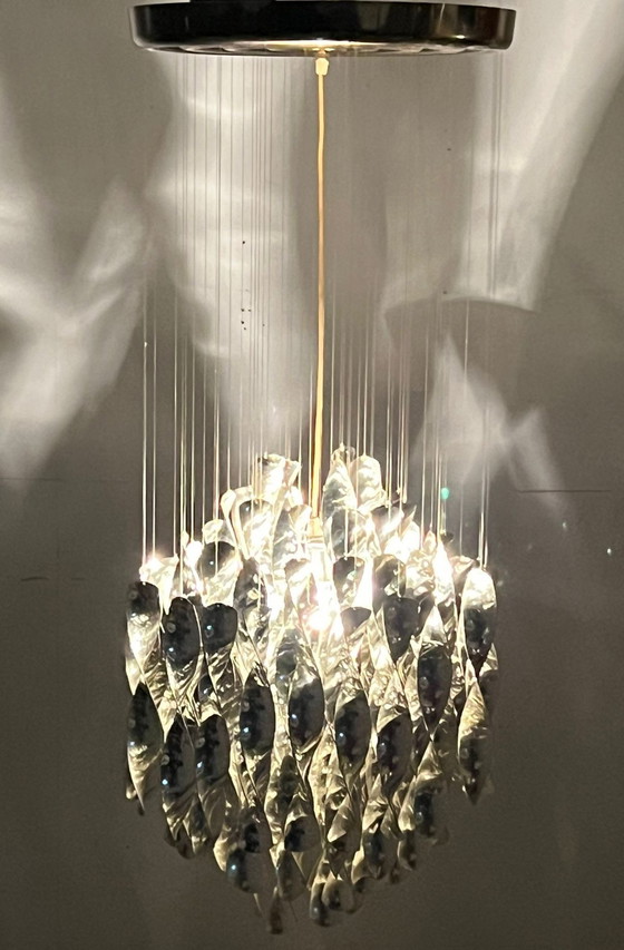 Image 1 of Lampada da soffitto a spirale di Verner Panton per Lüber AG, modello SP1, Germania, anni '70.