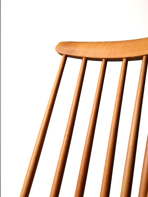 Image 1 of Coppia di sedie scandinave, faggio e mogano