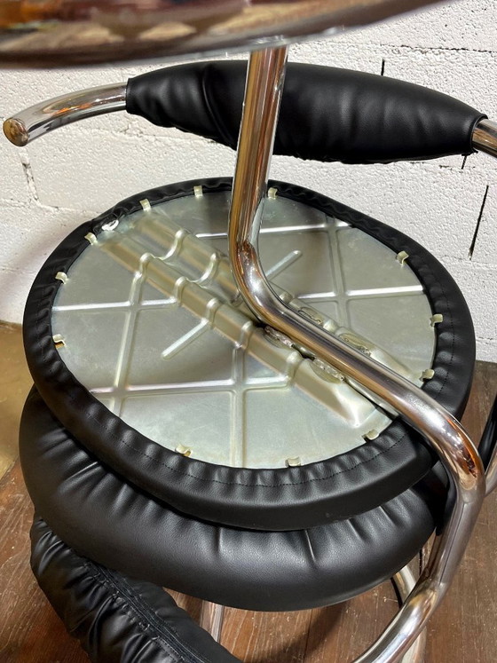 Image 1 of Vintage Cobra-stoelen uit de jaren 70 van Giotto Stoppino