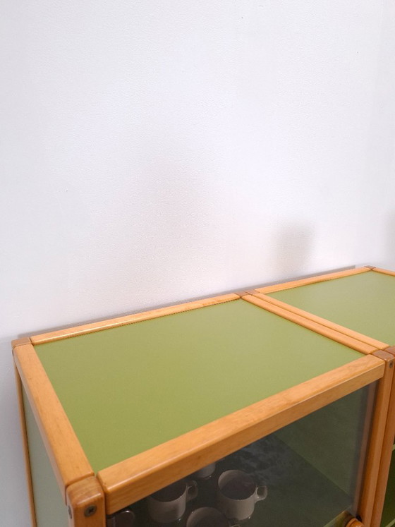 Design Flötotto Profilsystem Mobile modulare – 4 parti – Faggio verde, Mobile 2 – Armadi a muro, Plastic (photo 11 of 25)