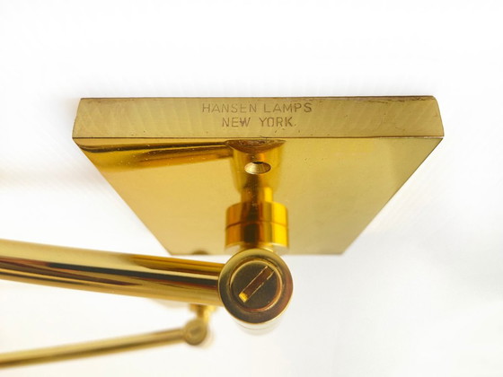 2 Applique a braccio orientabile di George Hansen Metalarte, anni '70 – Brass (photo 8 of 18)